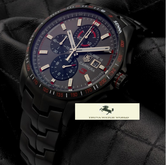 HK1352 TAG HEUER CALİBRE 16 AYTHON SENNA S ERKEK SAATİ